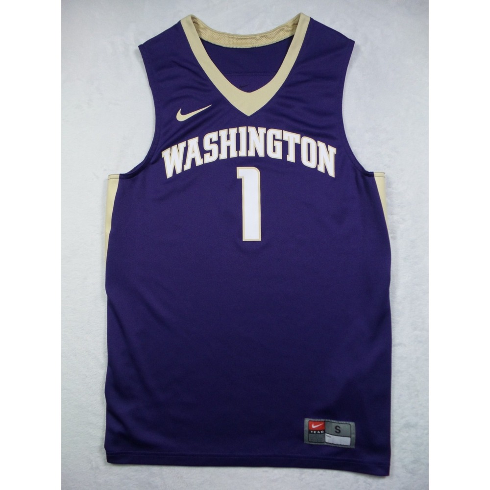 Washington Huskies Basketball Jersey Mens Size Small Purple Nike Team NCAA